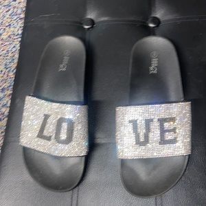 Sparkly slides